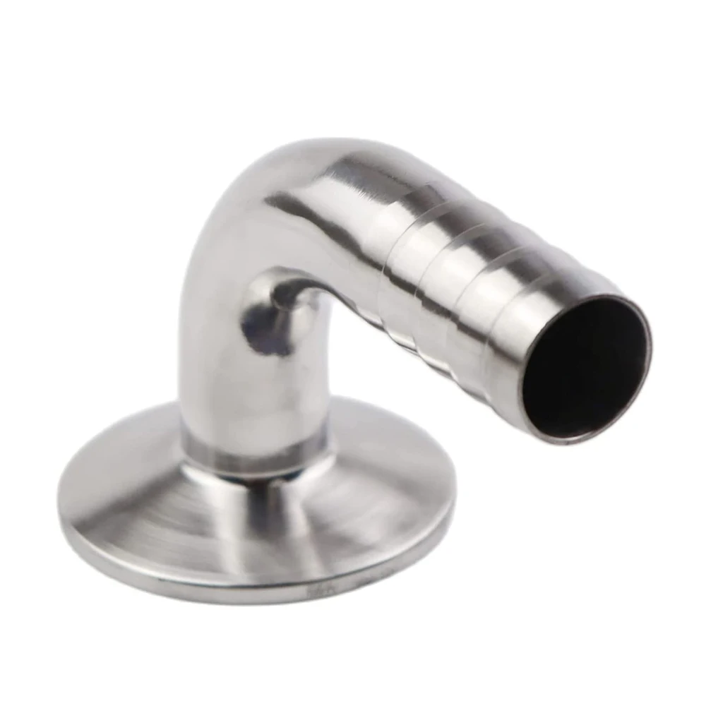 Тройной зажим из нержавеющей стали 1/2 дюйма 3/4 1 5 2 санитарный 90-градусный