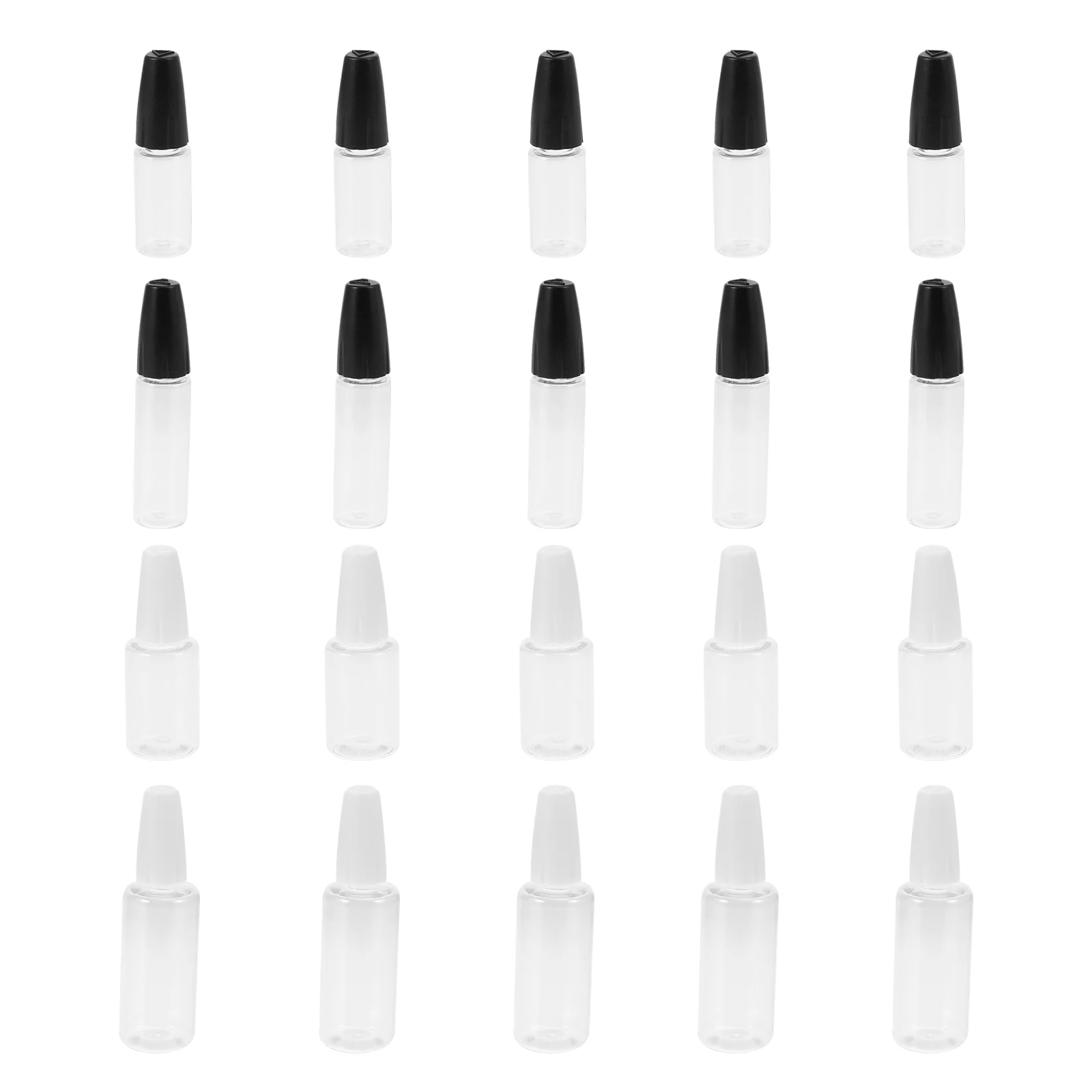 

20 Pcs Oil Bottle Plastic Dropper Condiment Dispenser Needle Tip Applicator Pigment Squeeze Long