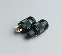 sonarquest power plug se rpb se rcb red copper hifi us male female iec high quality diy connector