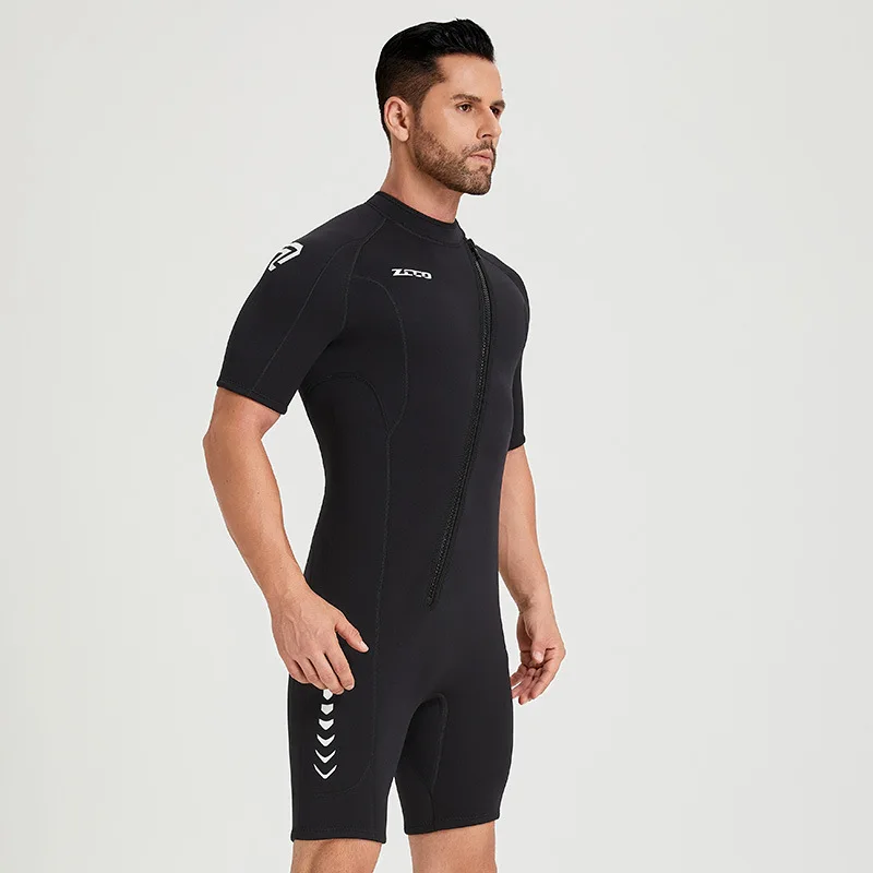 Мужской/женский гидрокостюм Shorty 3 мм из неопрена с коротким рукавом цельный на