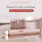 Электрическая дрель для ногтей профессиональная портативная пилка для ногтей Педикюр полировщик для ногтей USB зарядка фреза машинка для ногтей дрель