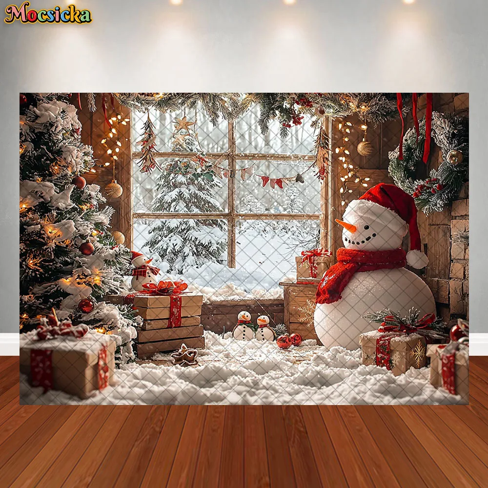 Фон для фотосъемки с изображением рождественской елки