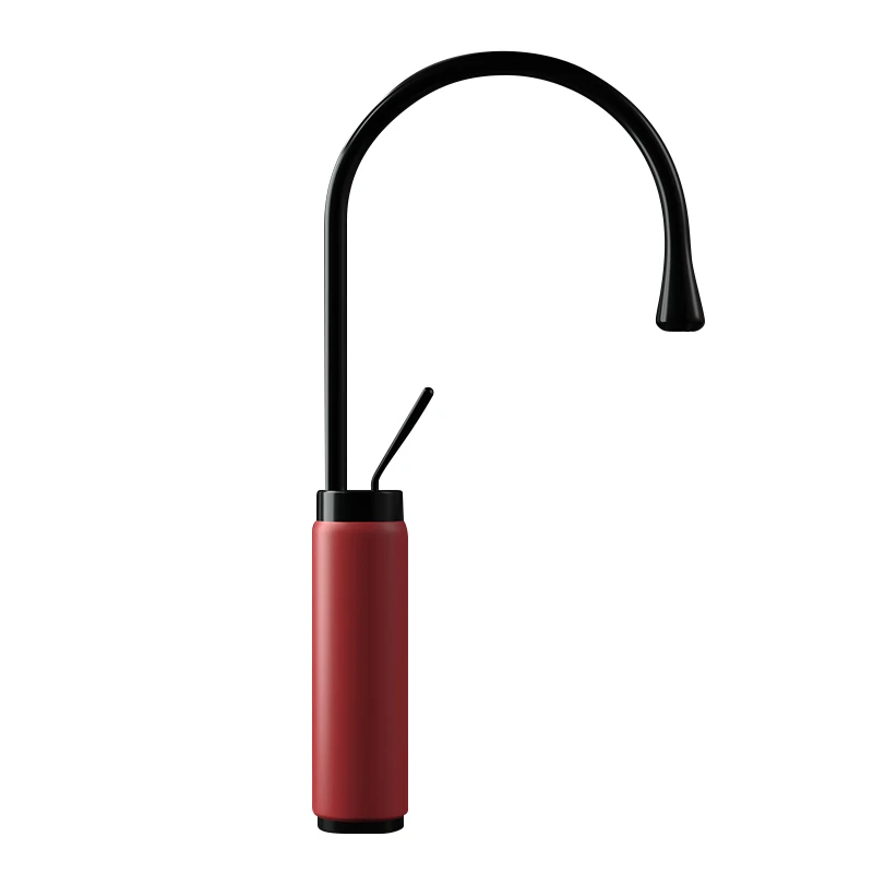 

fashion bathroom white paint faucet brass Gooseneck
