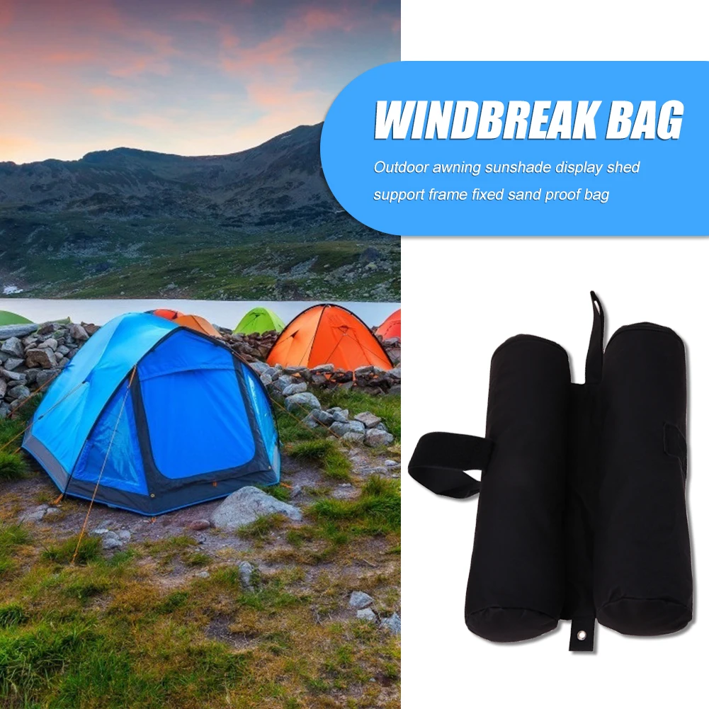 

Portable Canopy Tent Weight Bags Outdoor Windproof for Tent Fixed Sandbags 1pc Beach Awning Windproof Leg Canopy Weight Bags
