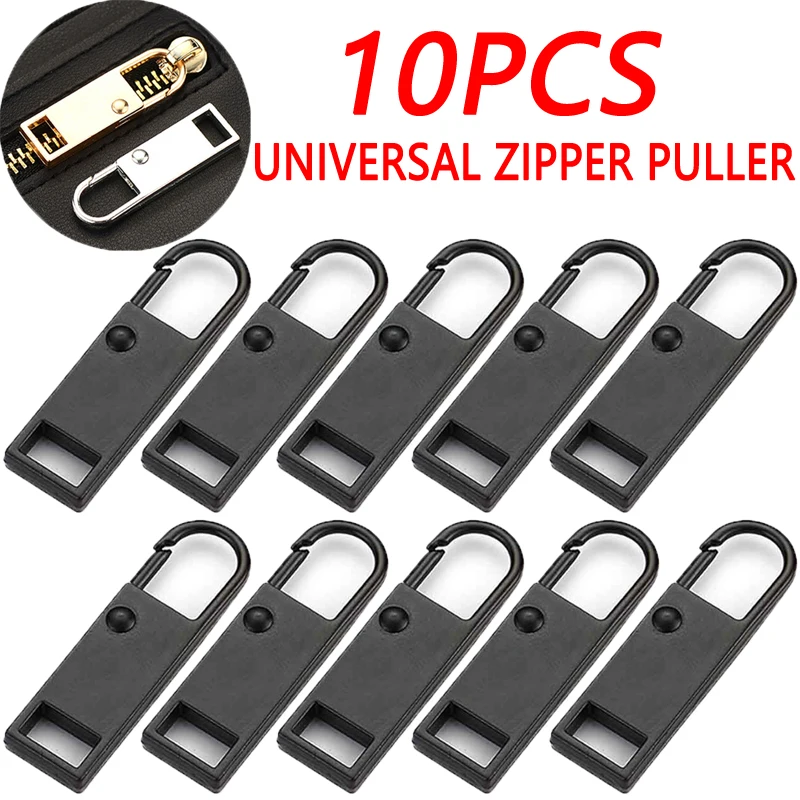

10 шт. замена молнии вытяжной слайдер молния вытяжной Набор для ремонта молнии ползунок для молнии одежды застежка-молния фиксатор сломанная пряжка сумка на молнии