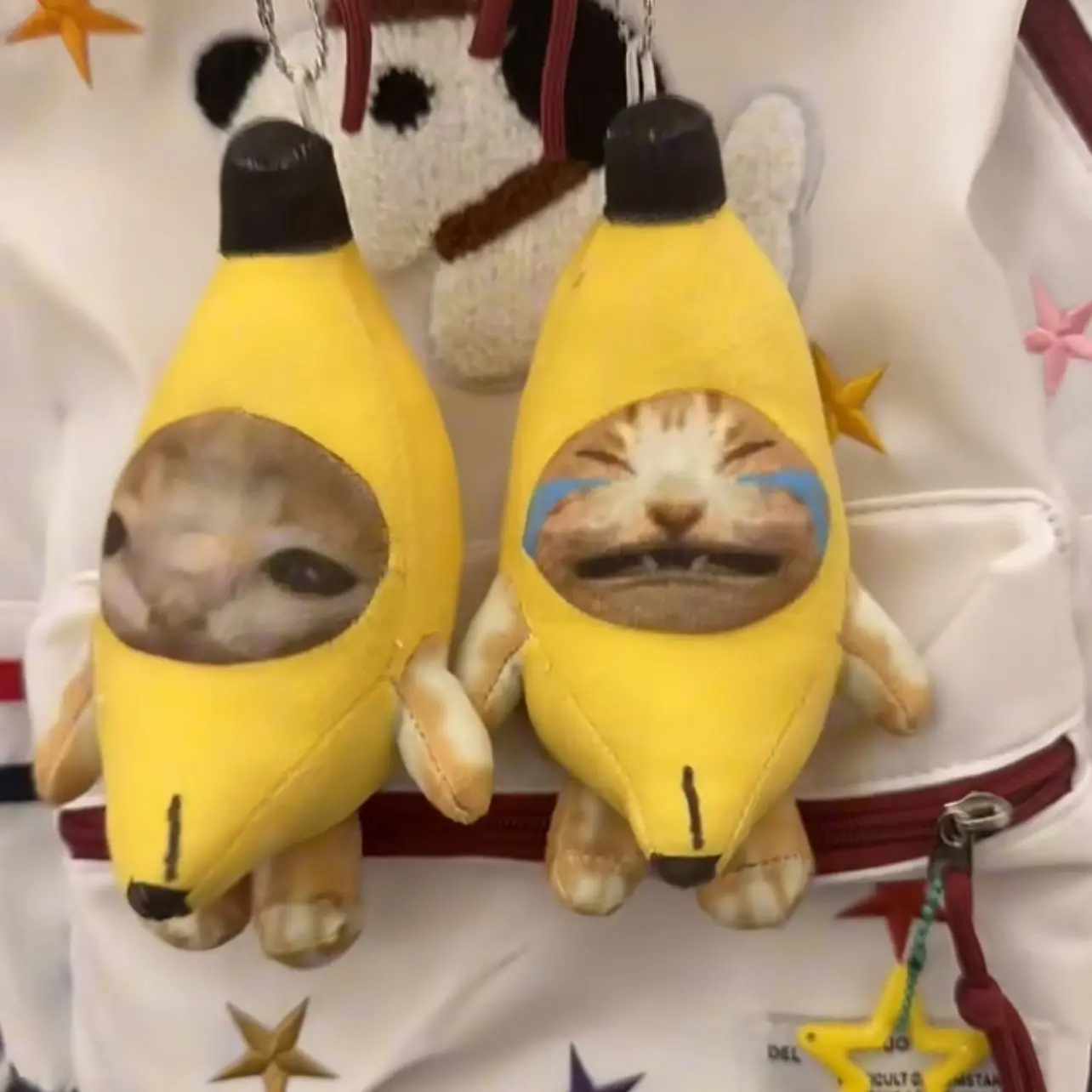 Плюшевый Брелок-подвеска В Форме Банановой Куклы-кошки Happy Crying Banana