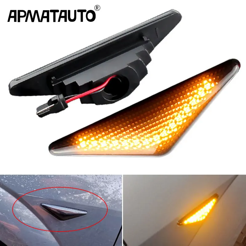 

Flowing Side Repeater Light LED Dynamic Side Marker Turn Signal Lights Indicator Blinker Lamp For Ford MONDEO 3 MK3 FOCUS 1 MK1