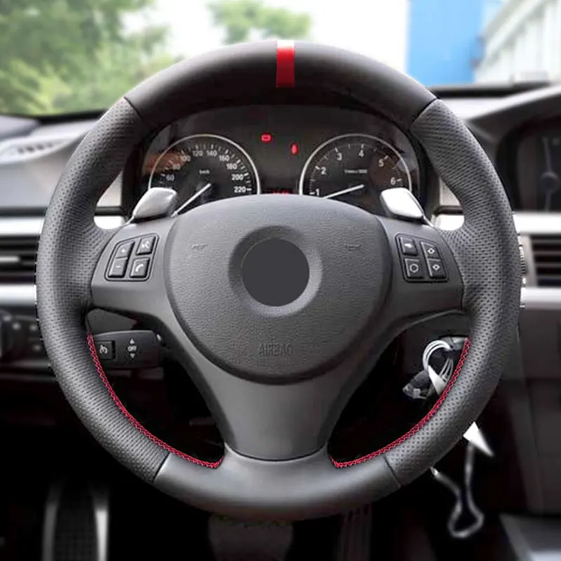 Для BMW 1 3 серии E82 E87 E90 X1 E84 старый 2011-2013 гг. накладка на руль автомобиля прошитая