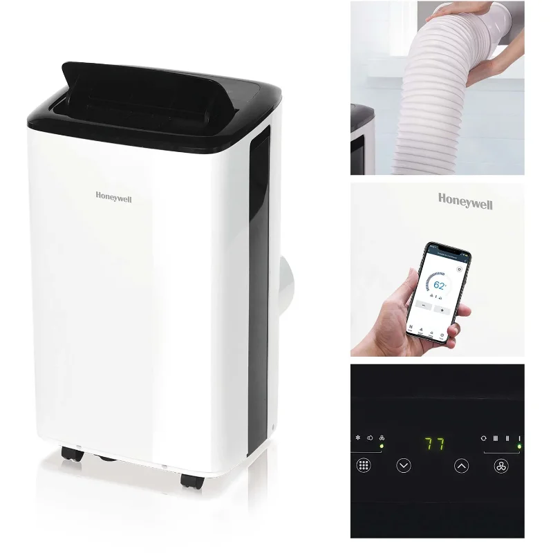 

Smart WiFi Portable Air Conditioner & Dehumidifier with Alexa Voice Control, Cools Rooms Up to 450 Sq. Ft.