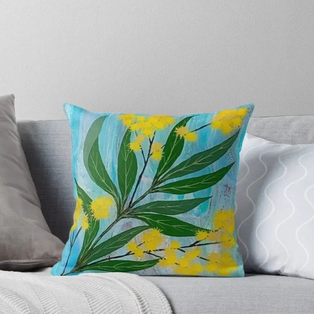 Полиэстер наволочка 30x30 см австралийский золотой ваттл