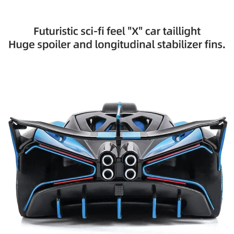 Модель спортивного автомобиля Bugatti Bolide 1:24 модель литая металлическая имитация