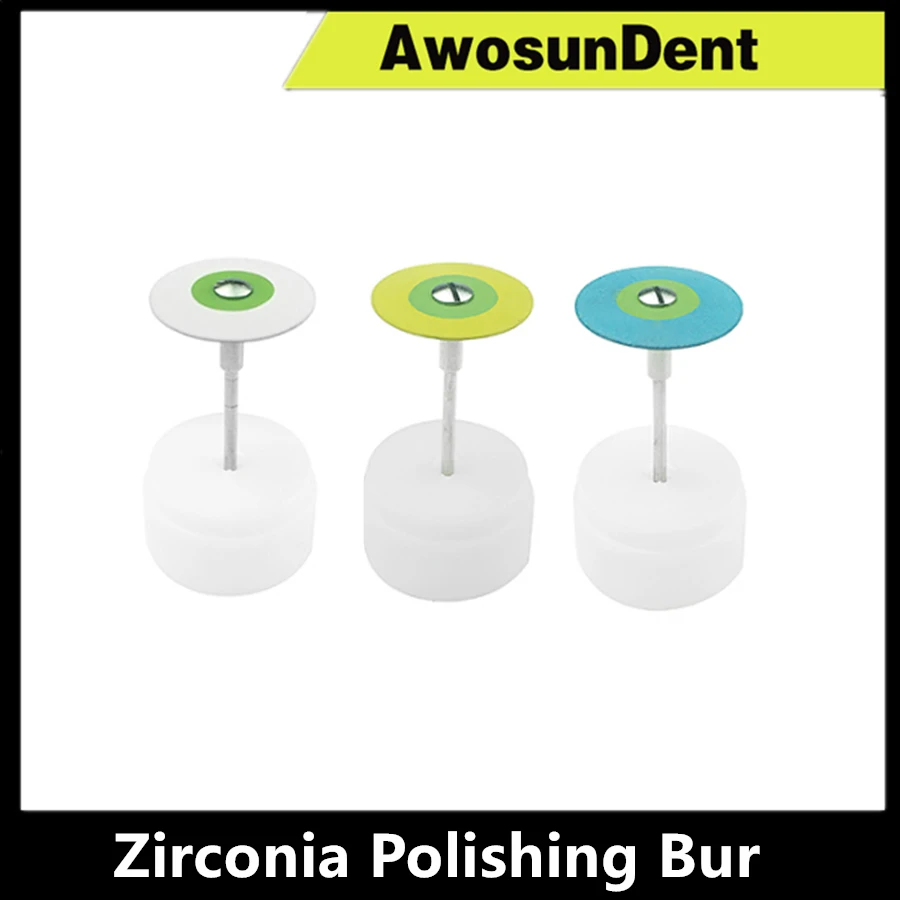 Diamond Polishers For Zirconia Or All Ceramics Dental Rubber Pregmant Diamond Polishing Burs
