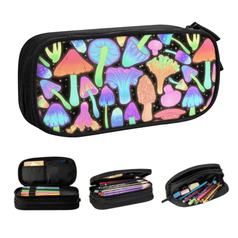 Case For Girls Boys Custom Psychedelic Magic Large Storage P