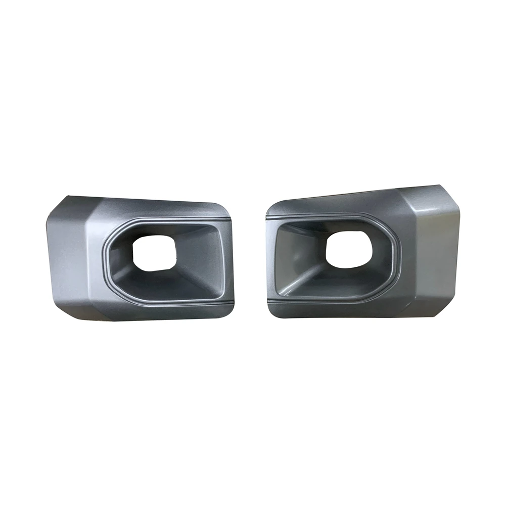 

1Pair Car Front Bumper Fog Light Lamp Hoods Housing Cover Replacement for Toyota Hilux Rocco 2020 2021