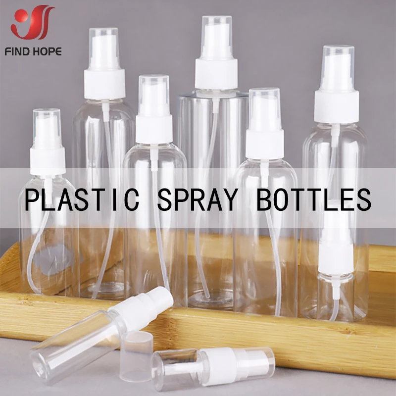 

30ml/60ml Transparent Empty Spray Bottles Refillable Cosmetic Containers Portable Travel Accessories Wholesale