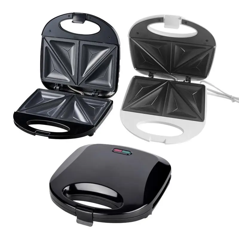 

Сэндвич-машина 3-в-1, электрическая сэндвич-машина с антипригарными пластинами, домашний гриль, кухня, идеально для