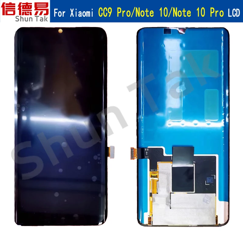 

For Xiaomi Note 10 LCD Display Touch Screen Assembly 6.47" For Xiaomi CC9 Pro Display MI Note 10 Pro Replacement Parts