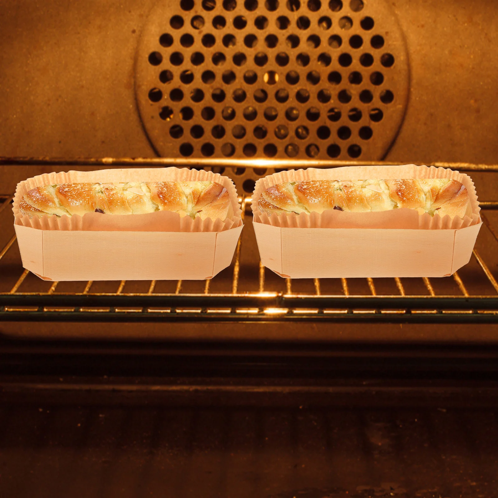 Деревянная коробка бумажный поднос противень для выпечки многофункциональная