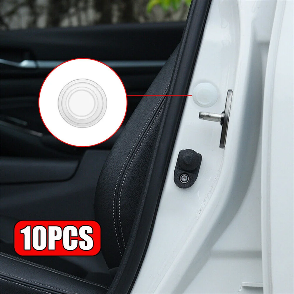 

10x Door Shock Protection Pad Shock Pad Luminous Model [not Standard] Luminous Car Door Anti-Shock Silicone Pad