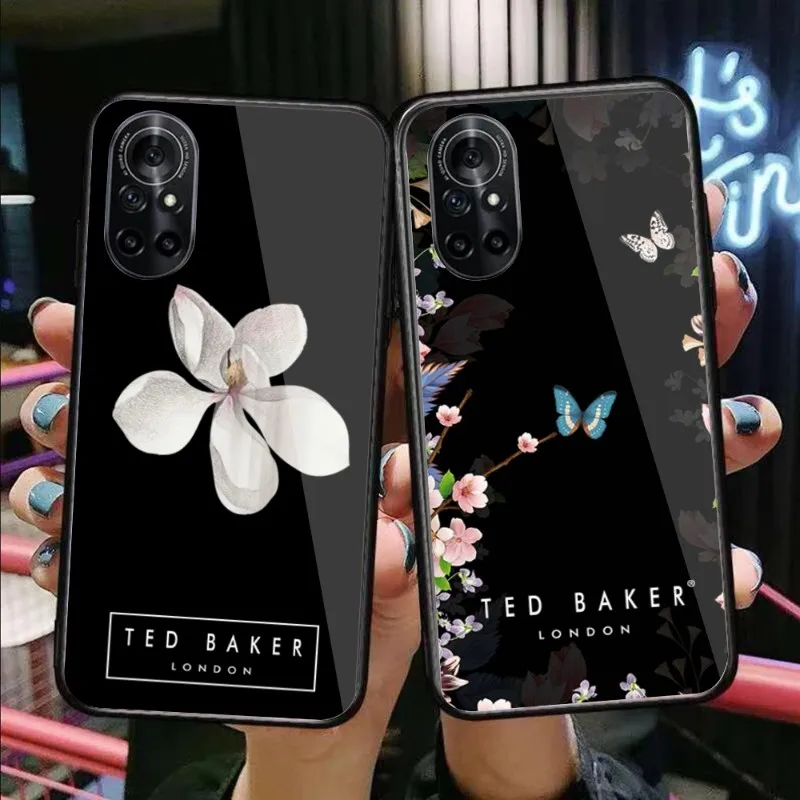 

Модный брендовый чехол для телефона Huawei P50 P40 P30 P20 Pro Mate 40 30 20 Pro Nova 9 8 7 PC, стеклянный чехол для телефона
