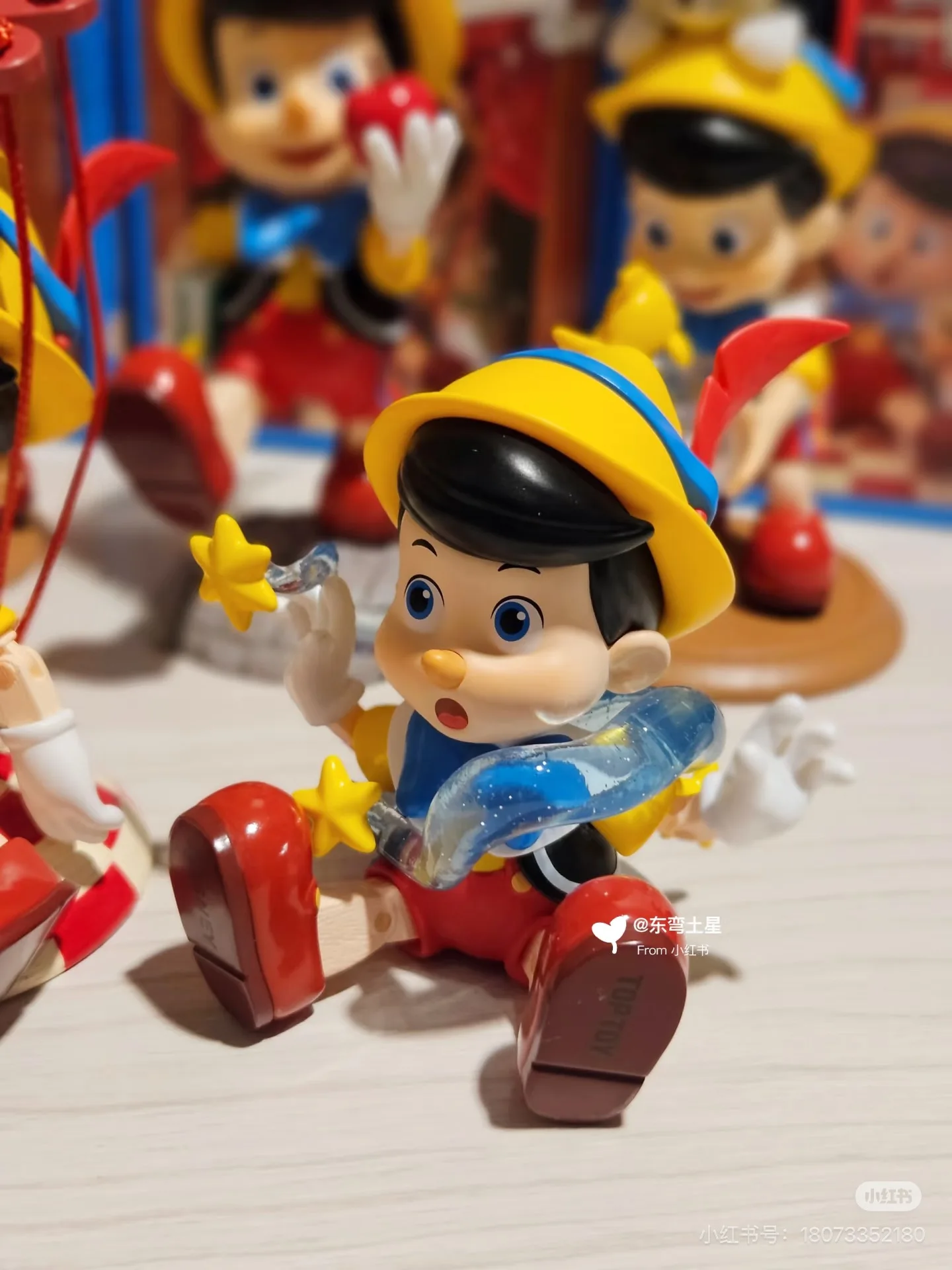 Фото TOPTOY Disney Pinocchio: Серия «Дневник роста» — Слепая коробка с фигурками, настольное украшение, сюрприз-пакет, рождественский подарок, аниме-игрушка №2