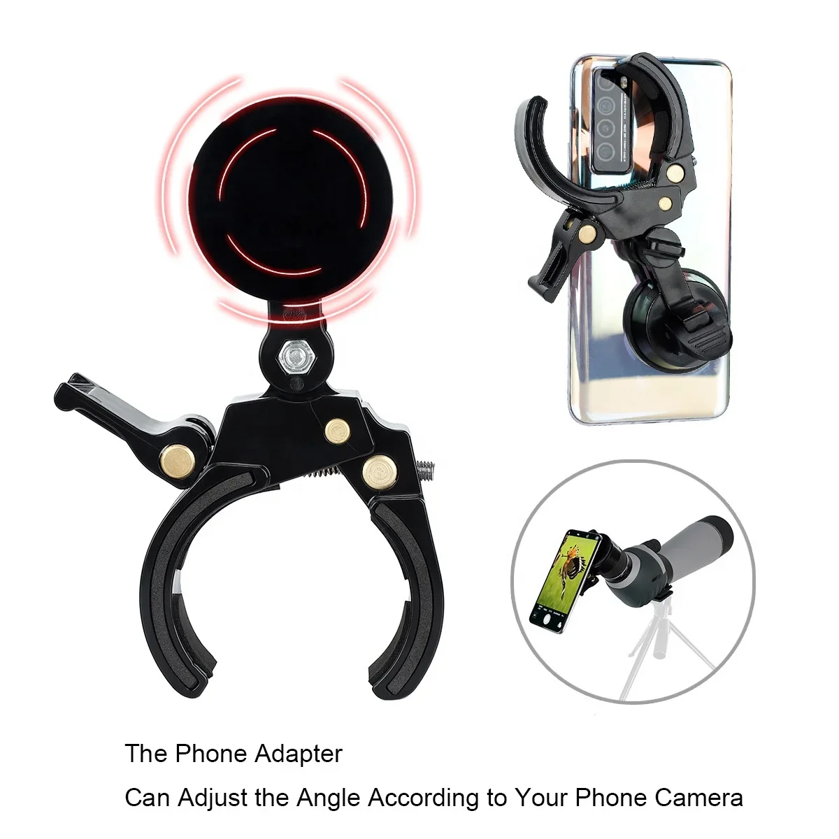 Водонепроницаемый охотничий монокулярный телескоп высокого разрешения 20-60X80