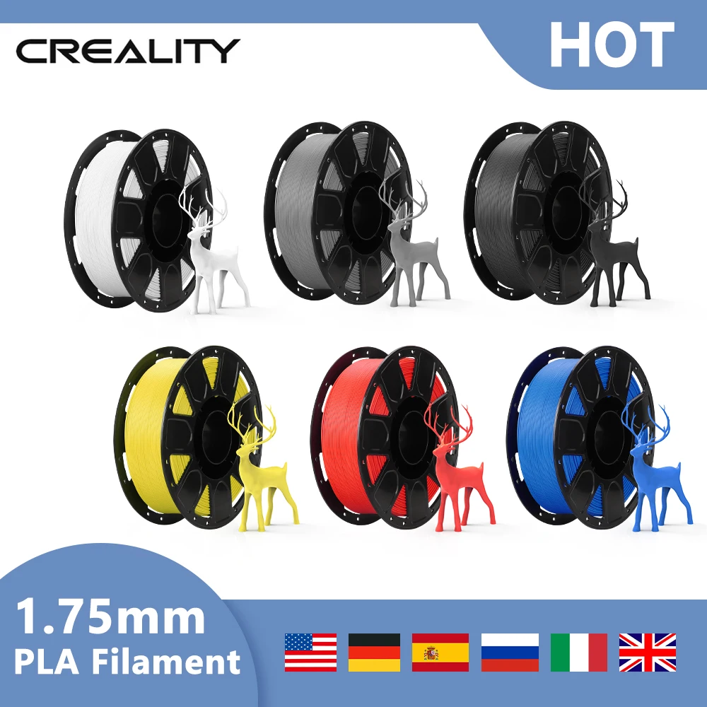 CREALITY 1KG 3D Printer 1.75mm PLA Filament Material For Ender Series CR-10 Series 3D Printers Filamento Impresora Original