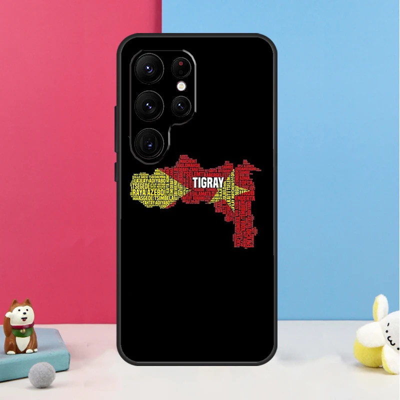 Фото Чехол с флагом Тигрей для Samsung Galaxy S25 S26 Ultra S20 S21 S22 S23 S24 S10 Plus S25 FE, задняя крышка-накладка №4