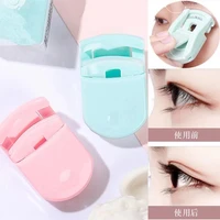 mini professional rubber eyelash curler portable beauty tool for travel