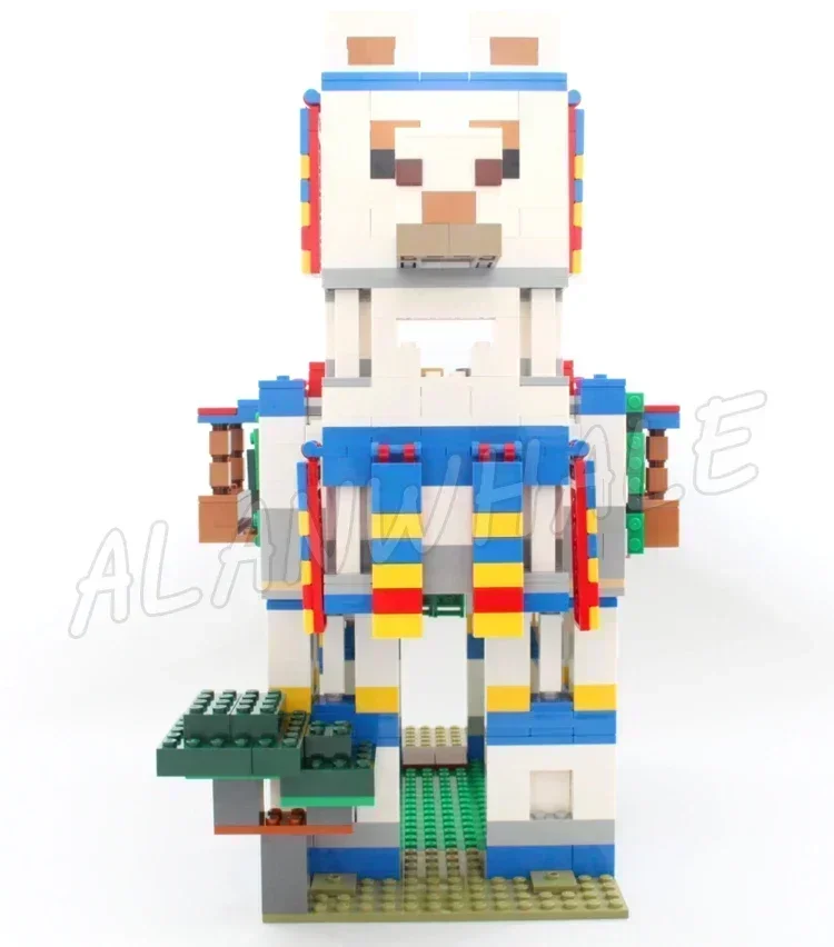 1252 шт. Детский конструктор Большая лама