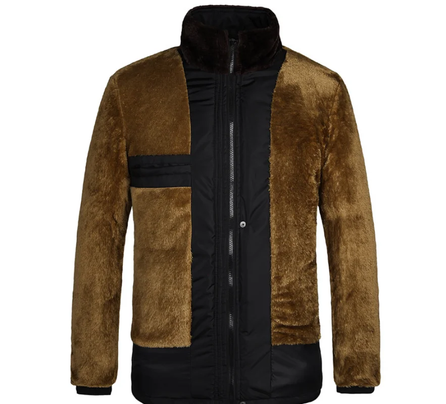 men's fleece padded jacket