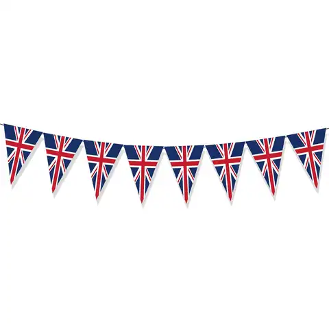 2,5 метров Флаг Союза Джек баннеры лента Великобритания Британский флаг флаги гирлянды украшение Вечерние