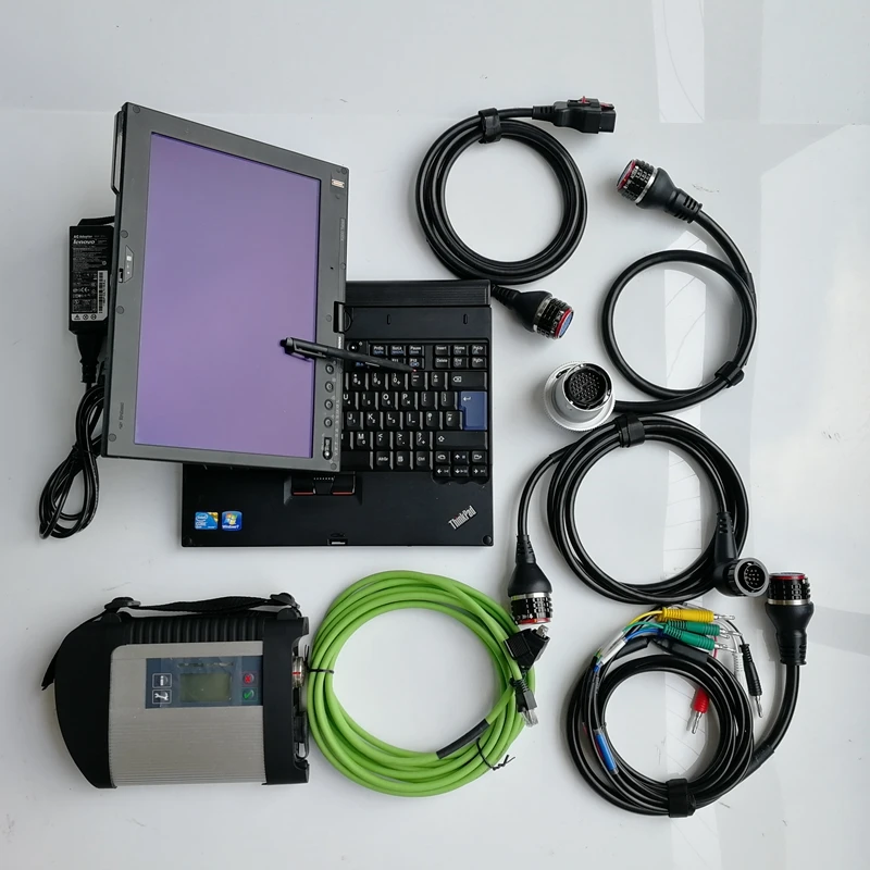 Фото Mb Star c4 Doip Pro с программным обеспечением 09/2023 HHTWIn 480 ГБ SSD Ноутбук x220T I5 8g Планшет Кабели полного предмета Готов к работе WIN10 №4