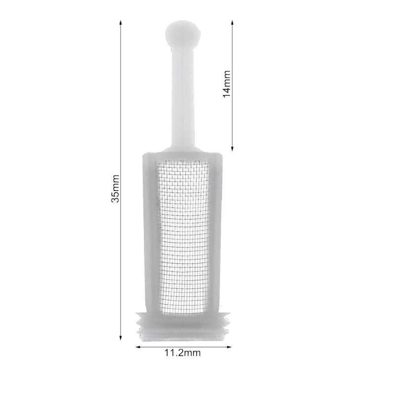 

10Pcs Plastic Gravity Feed Spray Gun Spray Filter Pot Paint Filters Mesh 36x11mm Dust Remove Air Tool Accessories