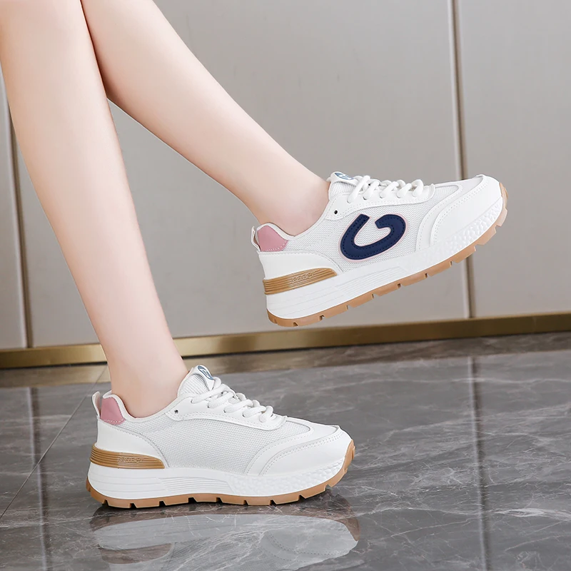 Оригинальные Брендовые Женские Сетчатые Кроссовки Лето 2024 Дышащая Удобная Обувь