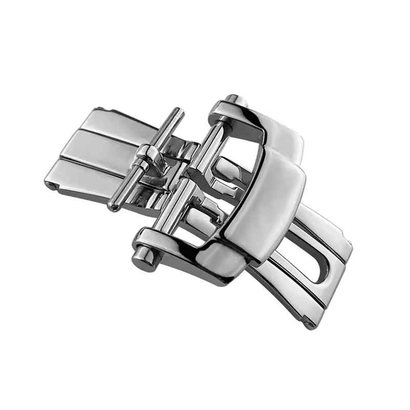 Складная застежка 18 мм для PP Patek Philippe Nautilus 5711 5712 5726, резиновый кожаный ремешок, пряжка для часов-бабочки из нержавеющей стали 316 (art.: 3920ccdc0d88d) - 3920ccdc0d88d