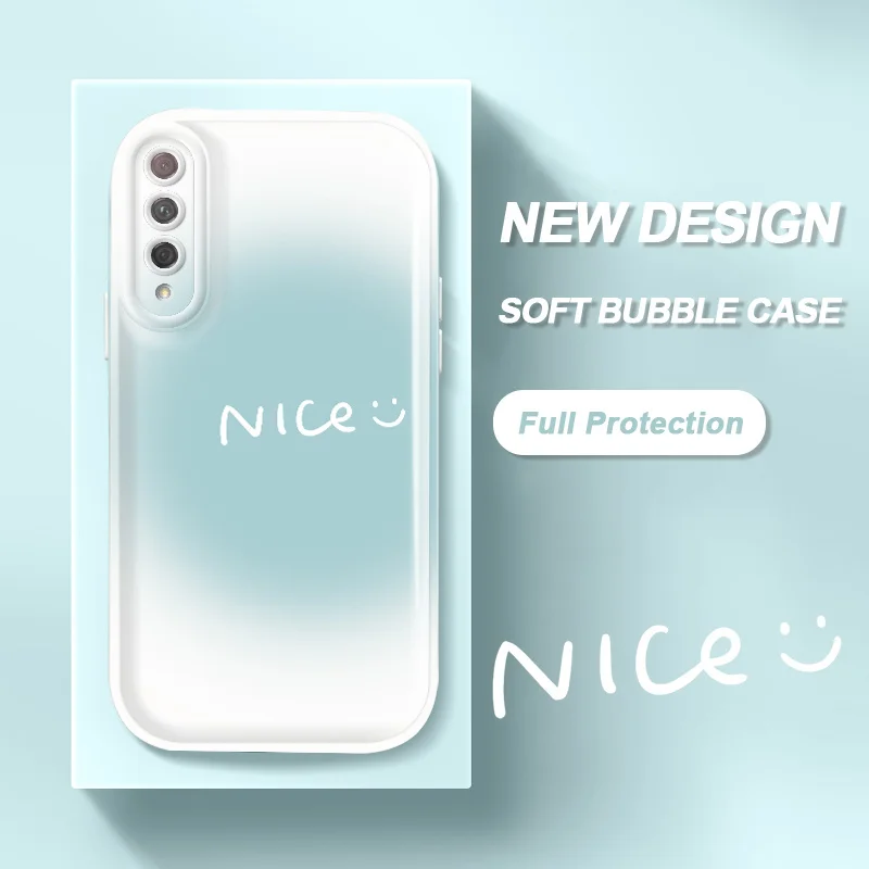 

For Huawei Y9 Prime 2019 Enjoy 10 Plus Y9S Nova 5T 9 P Smart Pro Honor 9X Pro 20 20S 30 50 Case smiling face Phone Cover Shell