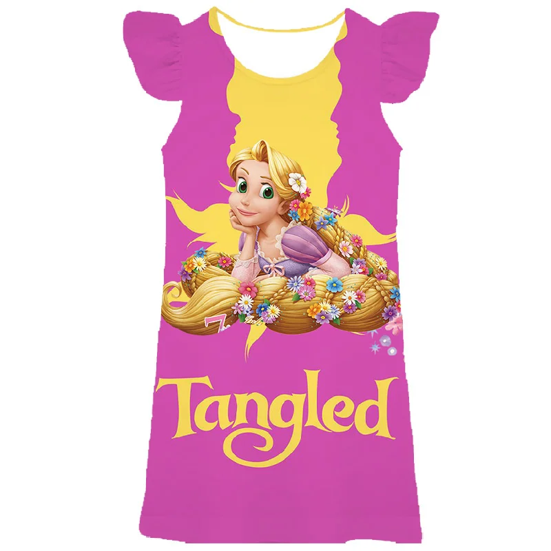 

Rapunzel Dress Princess Costume For Baby Girl Cosplay Party Dress Tangled Birthday Gift Halloween Children Costume 2-10 Years