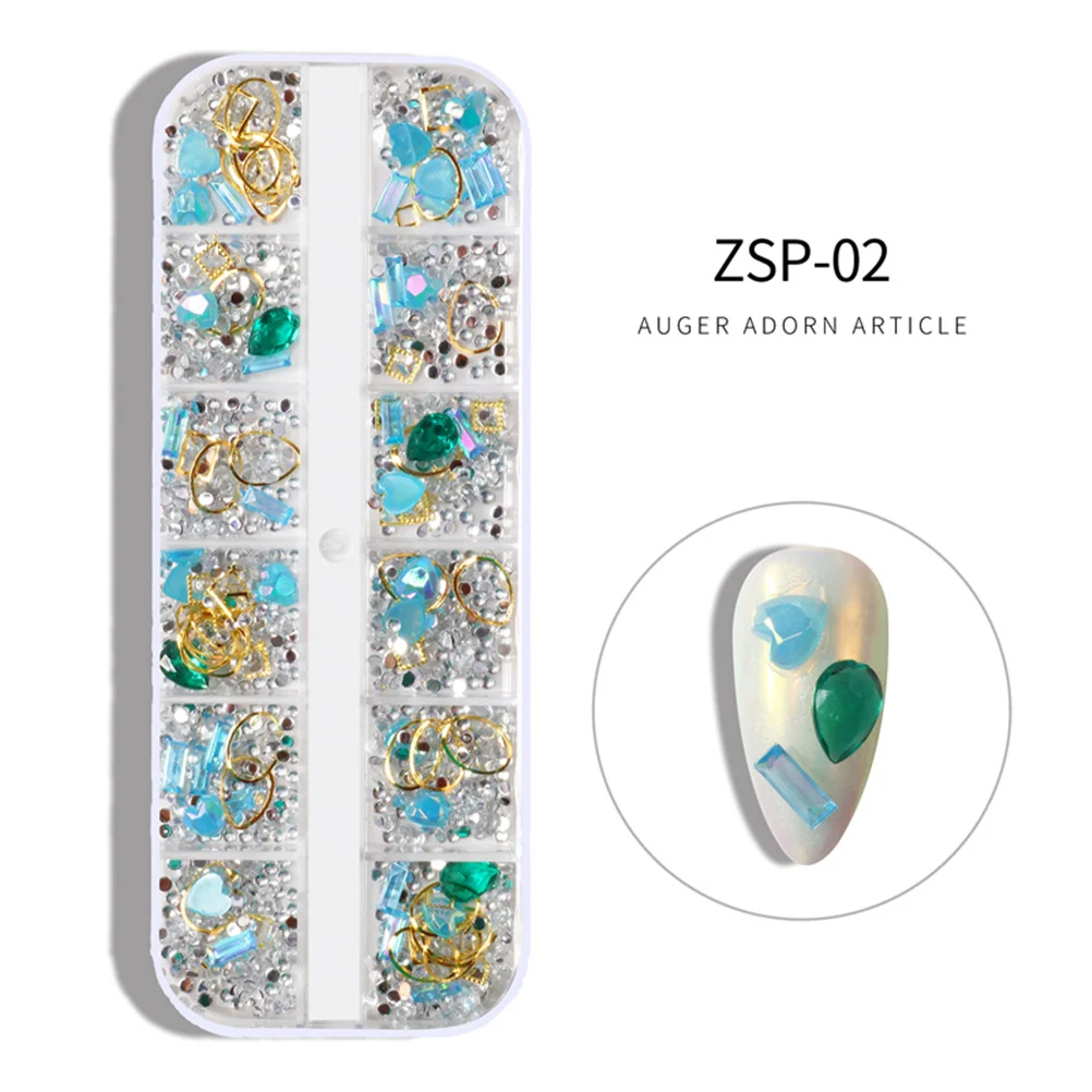 

Nail Studs 3D Decor Decal Crystals Beads Jeweldecoration Glittercharms Gold Jewels Tools Metal Accessories Pearls Rhinestone