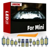 luckzhe for mini cooper r50 r53 r56 f55 f56 r58 f57 r57 r52 clubman f54 r55 roadster r59 f60 r60 canbus car led interior light