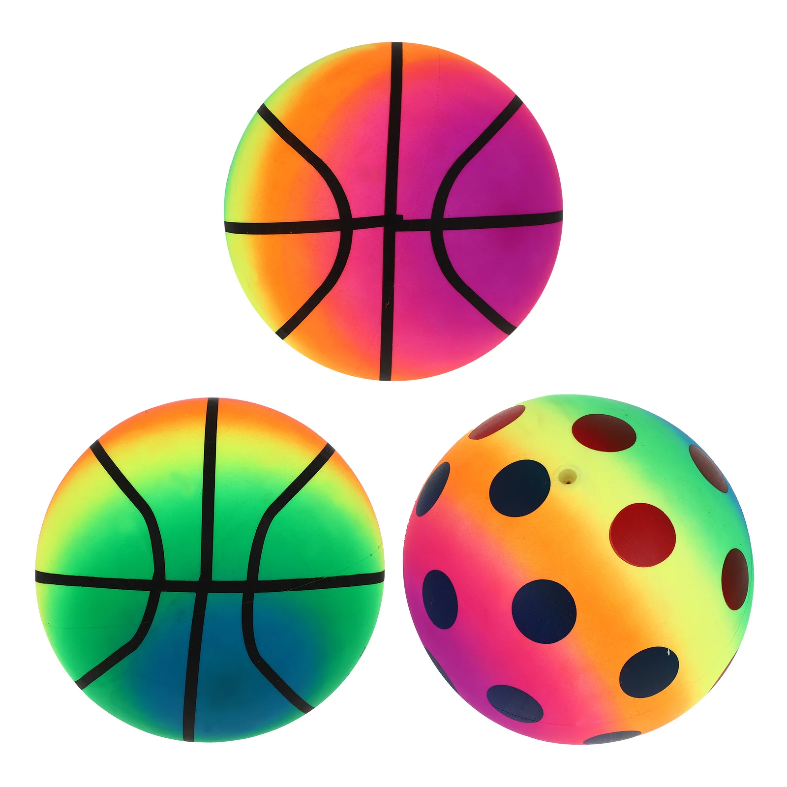 

Beach Classic 8 6 Inches Colorful Beachball Game Inflation Beach Sports Play for Kids, Teenager Random Pattern3pcsToddler Toys