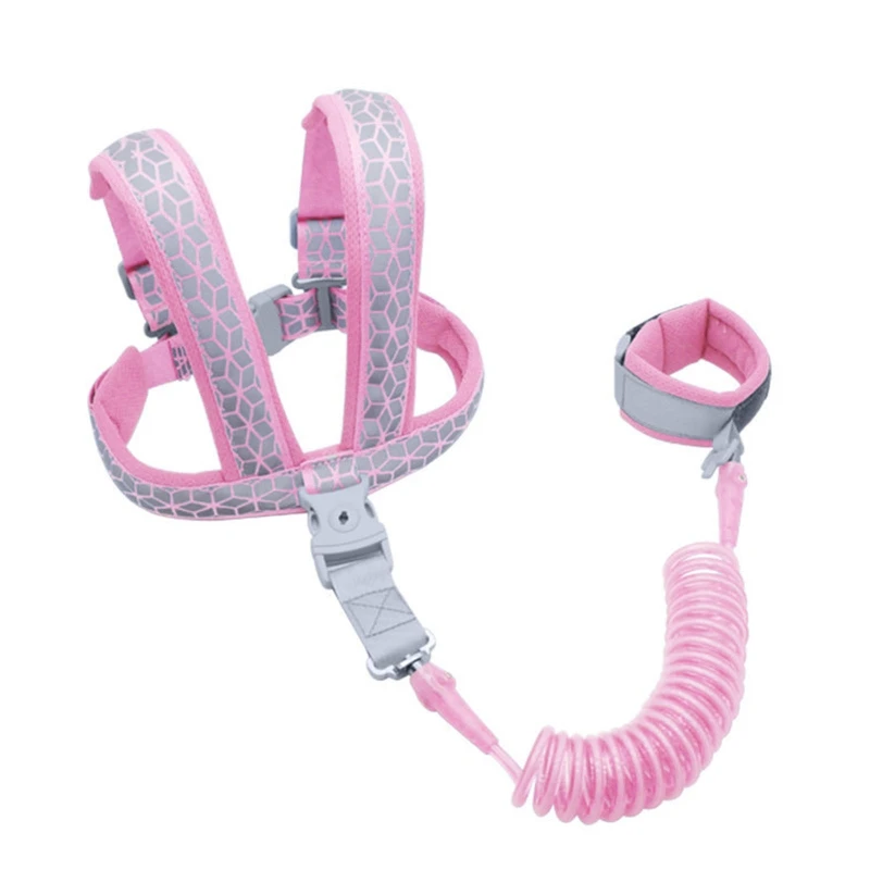 

1 Pc Baby Anti Lost Wrist Link Toddler Walk Leash Safety Harness Strap Rope Outdoor Kids Toddler Safety Reflective Back Belt