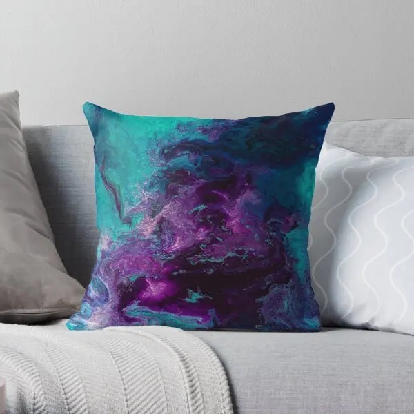 

Nebulous Printing Throw Pillow Cover Decor Fashion Bedroom Wedding Square Bed Fashion Car Sofa Waist Soft Pillows not include