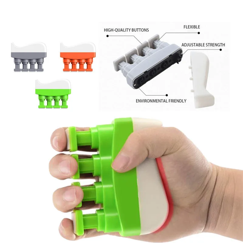 Hand Grip Finger Trainer Strengthener Adjustable Power  Training Home Fitness Equipment Piano Guitar Finger Exerciser Traine