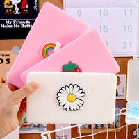 pp mask storage box mask holder portable dust proof moisture proof childrens student mask box available in multiple colors