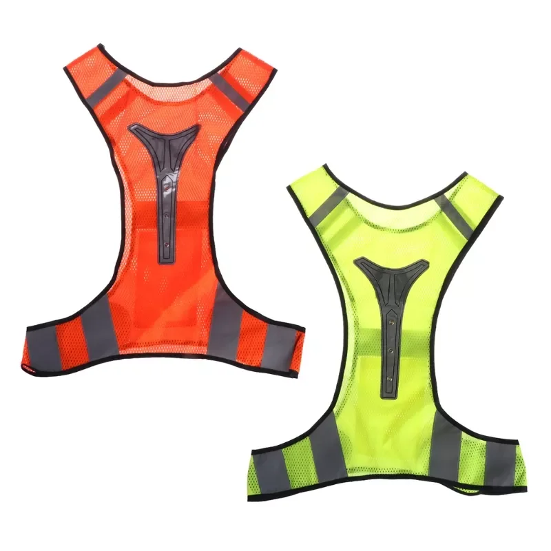 

Cycling Reflective Vest LED Running Outdoor Safety Jogging Breathable Visibility