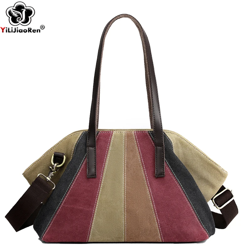 

HIgh Quality Canvas Shoulder Bag Shopper Large Capacity Tote Bag Luxury Handbags for Women Fashion Ladies Purses and Handbag