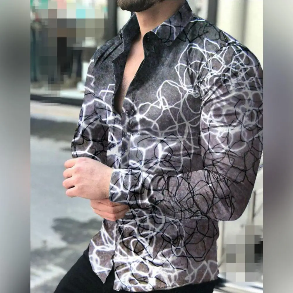 

Work Shirt Wear Resistant Trendy Shirt Fashionable Print Trendy Office Shirt