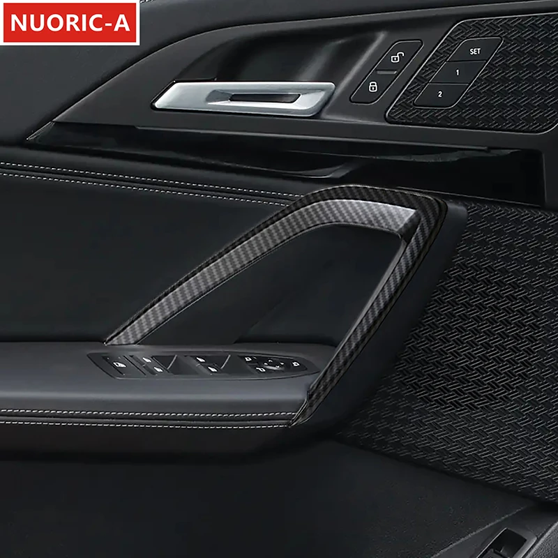 Декоративная рамка из углеродного волокна для дверного подлокотника BMW X1 F48 F49 2023