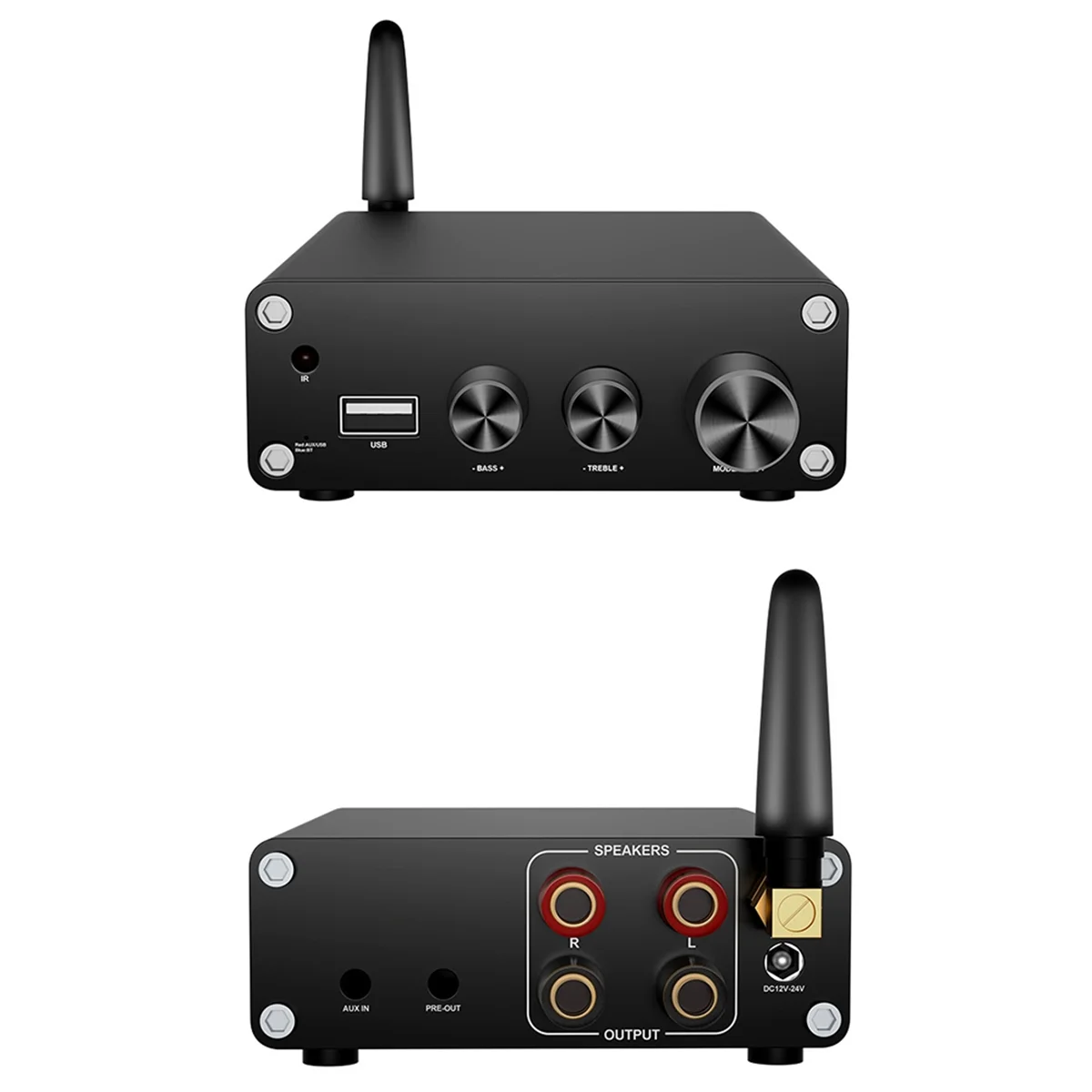 Цифровой усилитель мощности TPA3116 Bluetooth 5 3 Hi-Fi стерео аудио USB декодер 50 Вт + A